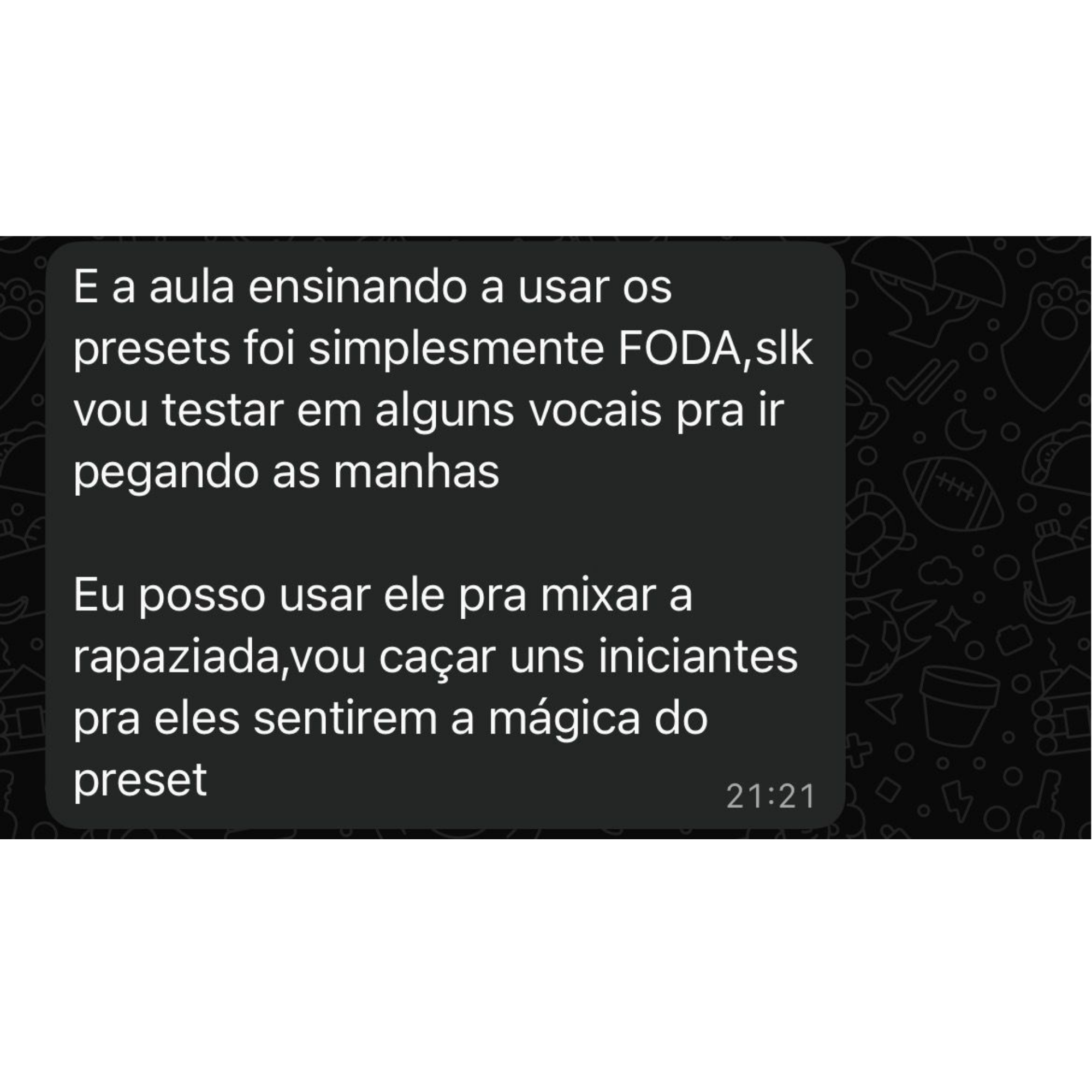 Feedback de aluno 1