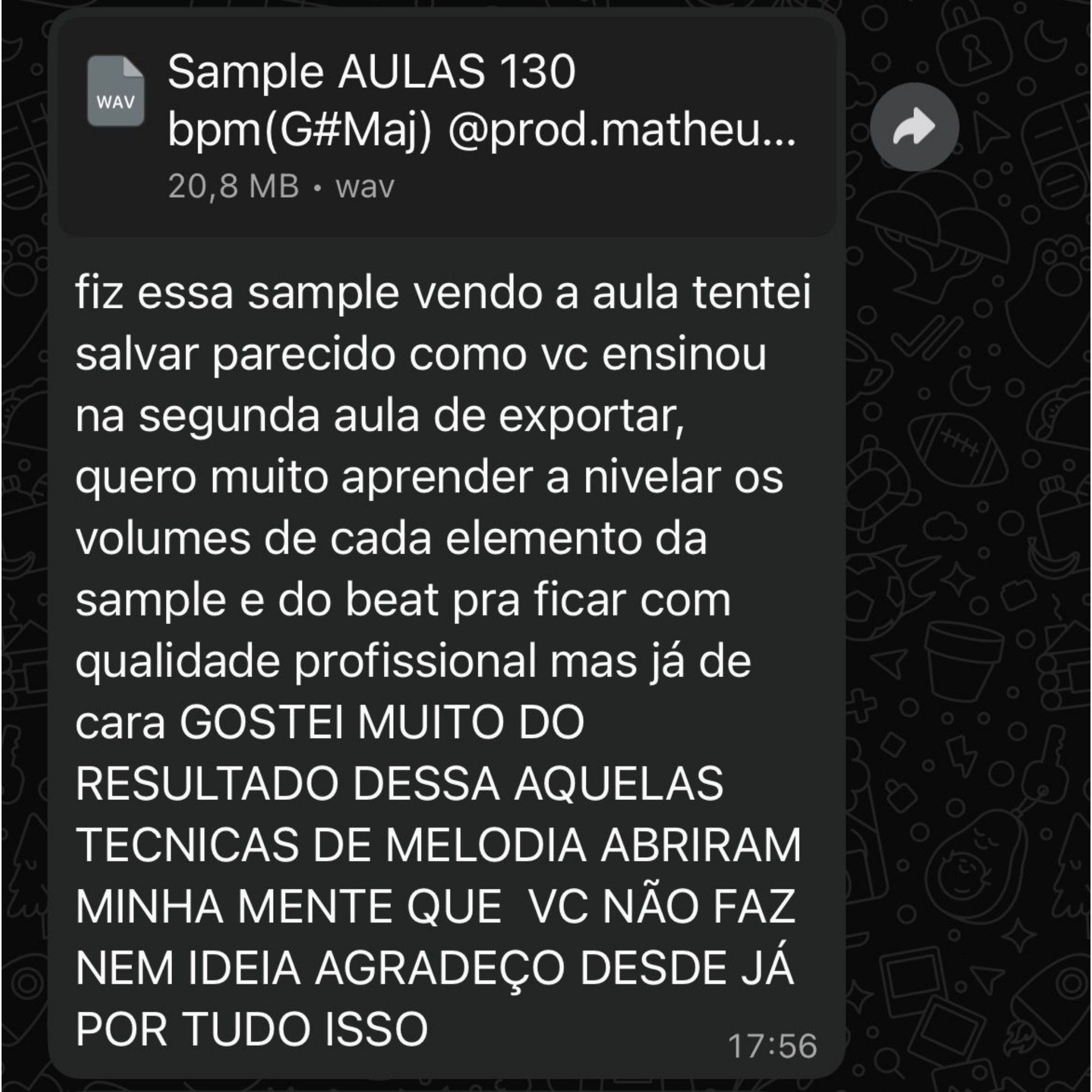 Feedback de aluno 2